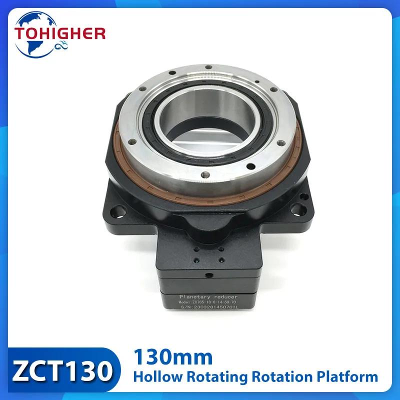 Turntable Hollow Rotating Rotation Platform 130mm Reducer for 400W Servo Motor Nema23 Stepper Replace Cam Divider DD Motor