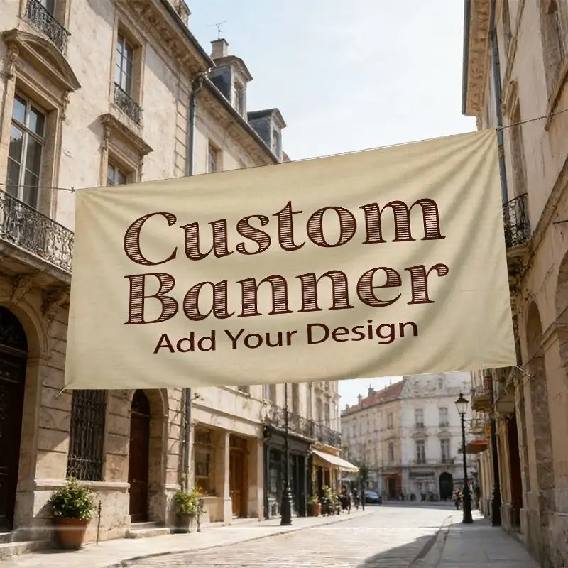 Custom Banner Flags Suitable For Celebration Event Garden lawn Personalized Logo Club Easter Commercial Advertising Promotion