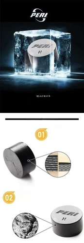 Imagen 2 del producto PERI Professional Black ICE Billar Pool Cue Tip 14 mm-Dureza S/M/H