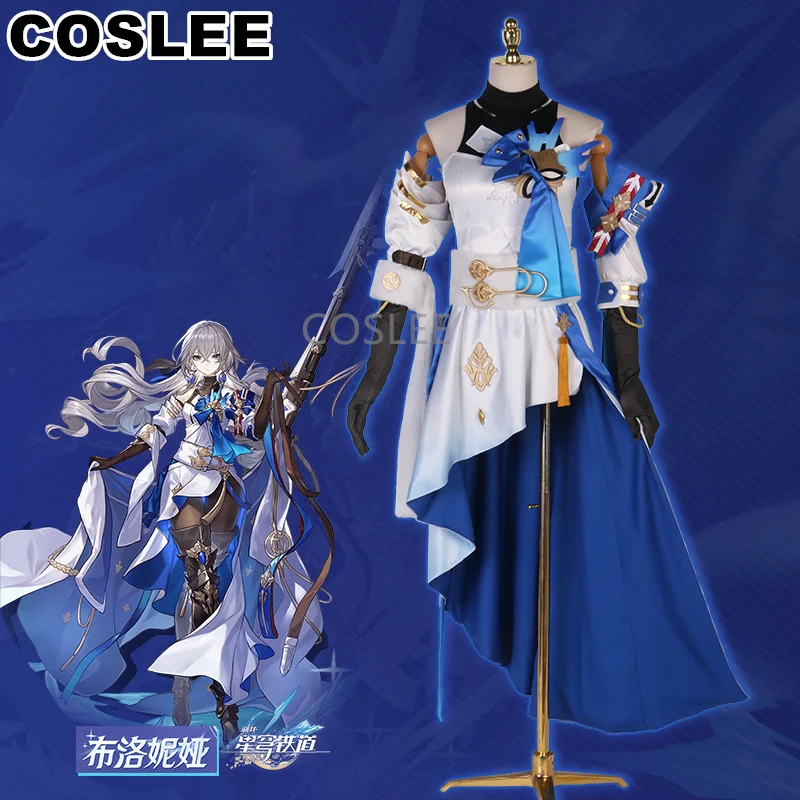 

COSLEE Honkai: Star Rail Bronya Zaychik Cosplay Costume Game Suit Elegant Uniform Role Play Halloween Party Outfit Women New2023