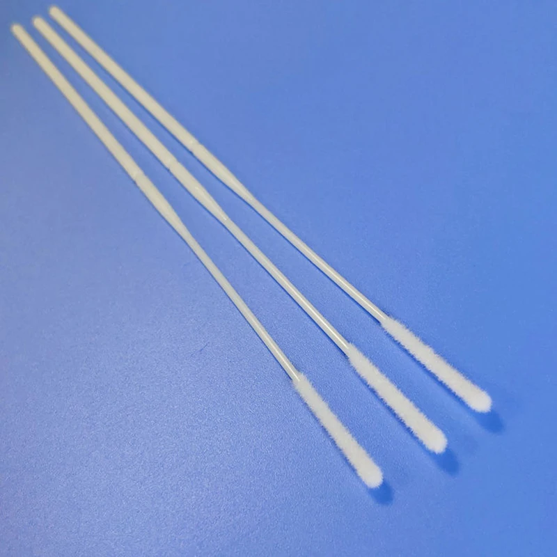 Disposable swab / foam swab / sponge suction applicator Flocking nasal swab sampling Nucleic acid detection sampling