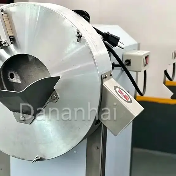 Cortadora de Verduras Comercial Totalmente Automática para Papas Fritas, Cebolla, Jengibre, Brotes de Bambú, Raíces de Papaya - Máquina de Cocina