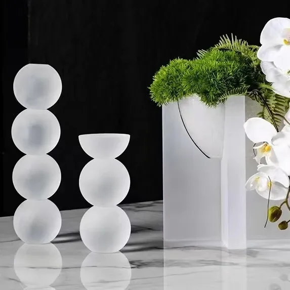 Modern simple and creative matte ball crystal ornament, living room entrance countertop, home crystal pendulum at the sales