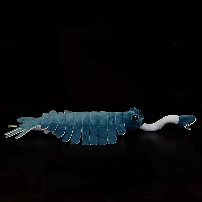 Adorable Opabinia Plush Toy - Cute & Realistic Prehistoric Creature, Unique Five-Eyed Ocean Friend & Educational Gift