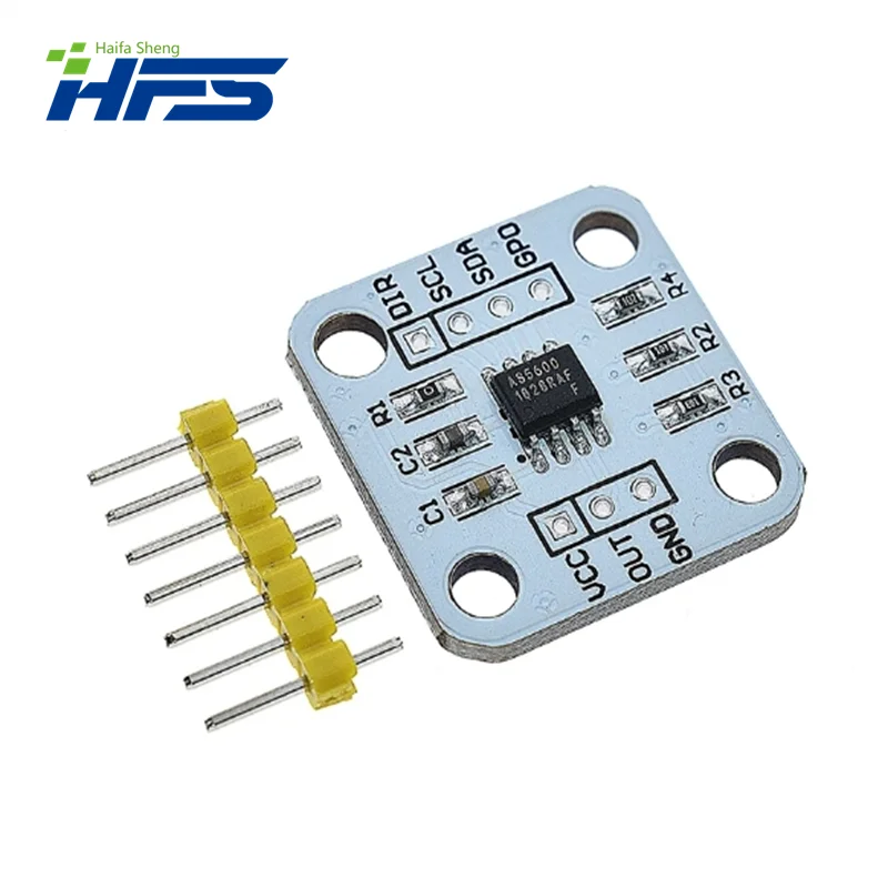 AS5600 Codificador Magnético, Indução Ângulo Medição Sensor, Módulo 12Bit, Alta Precisão, Oficial