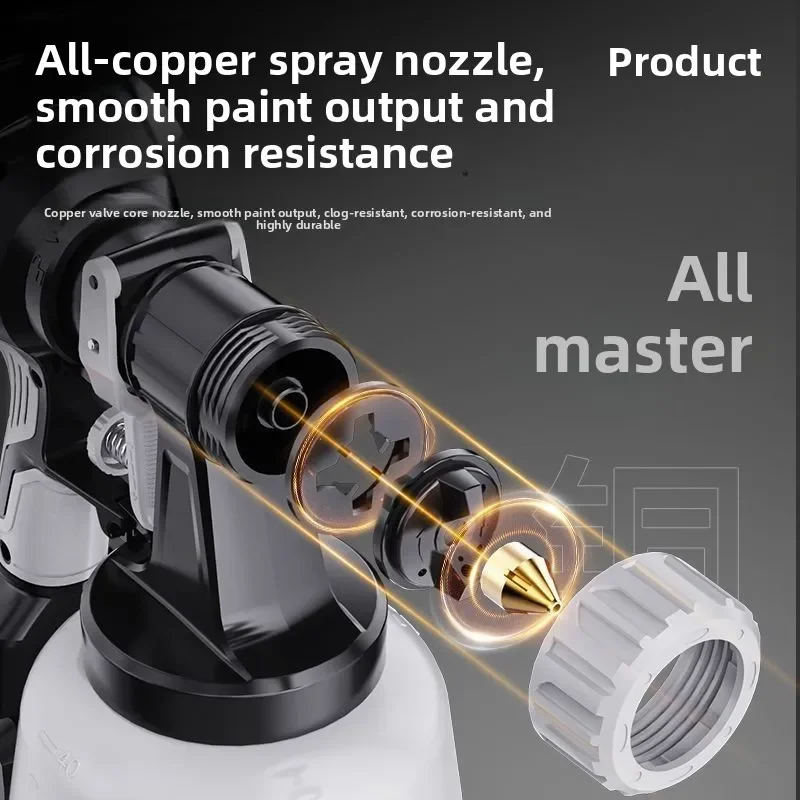 Utility Electric Spray Gun High Atomization Watering Can Latex Paint Household Small All-in-one Machine Paint Sprayer