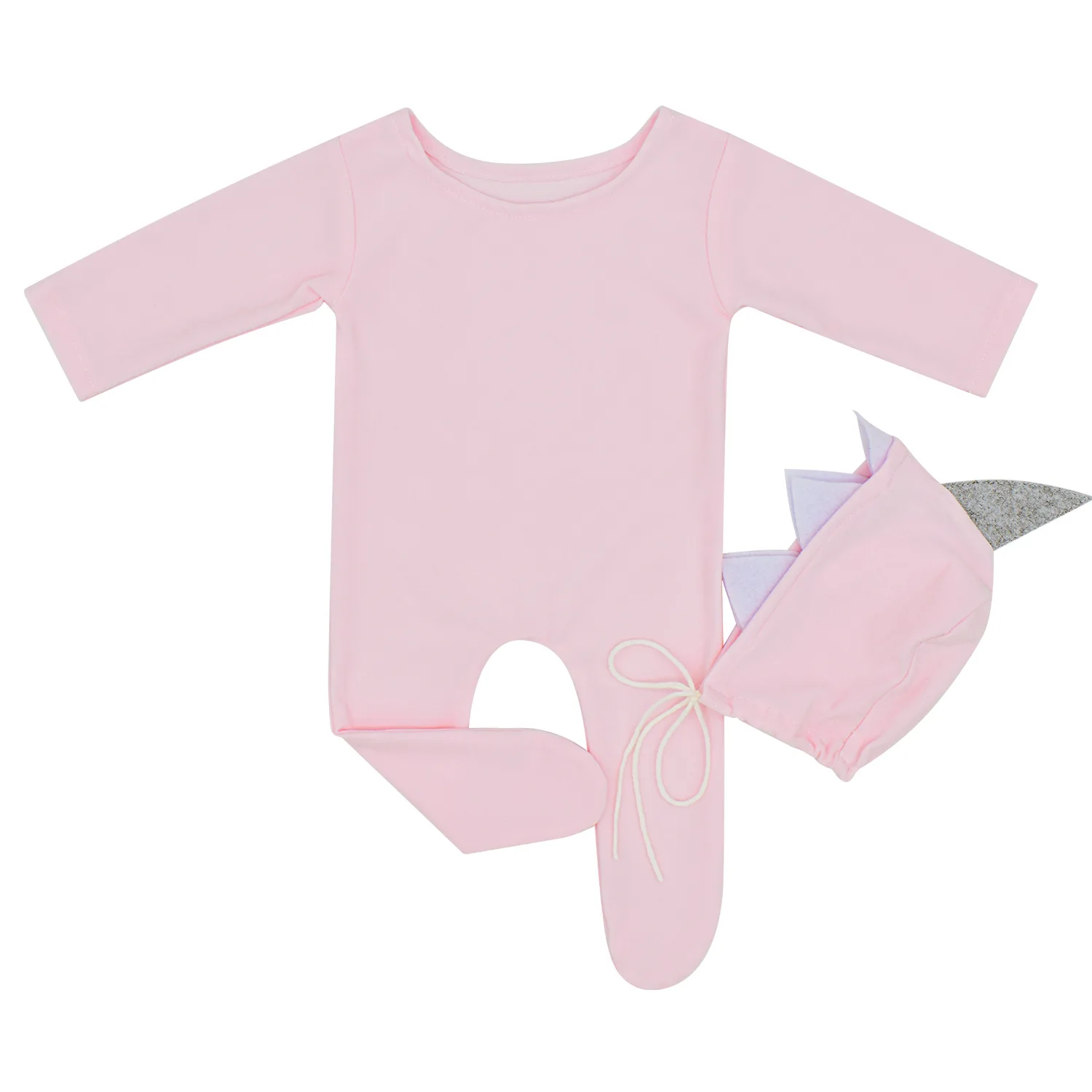Baby Shark outfit Newborn Photography Props Shark Bonnet and Footie Romper Photography Clothes