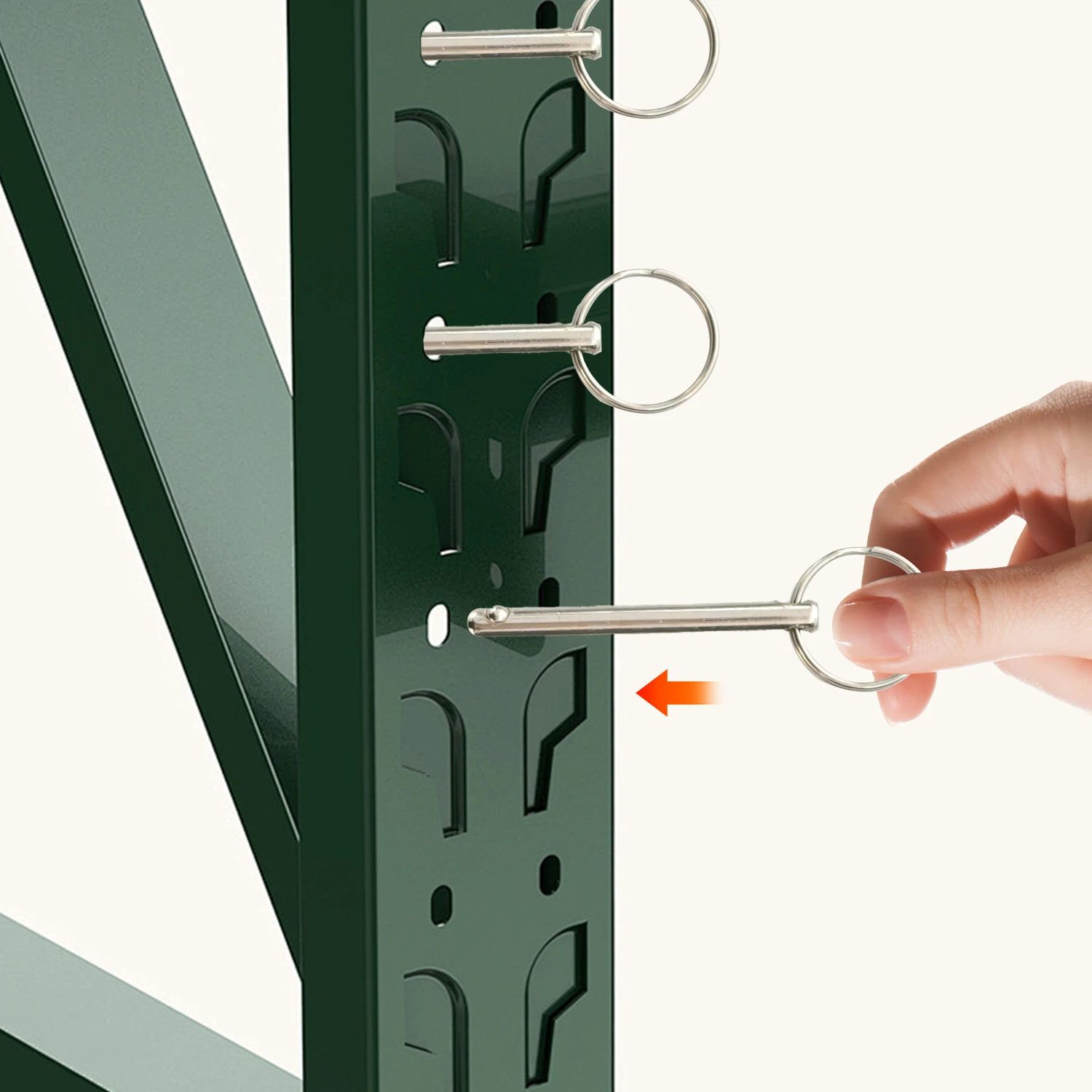 Szybkozłączne kołki pozycjonujące z kulką sprężynową do zawiasów pokładowych łodzi, okucia morskie, kołek pozycjonujący z pierścieniem do wyciągania i blokadą kulkową.