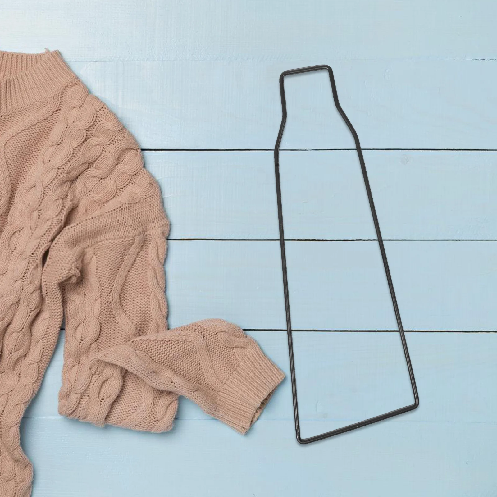 

Iron Sweater Expander Shrinkage Repair Rack Traceless Clothes Frame Anti Skid Design Widened Coat Expander Home Supplies