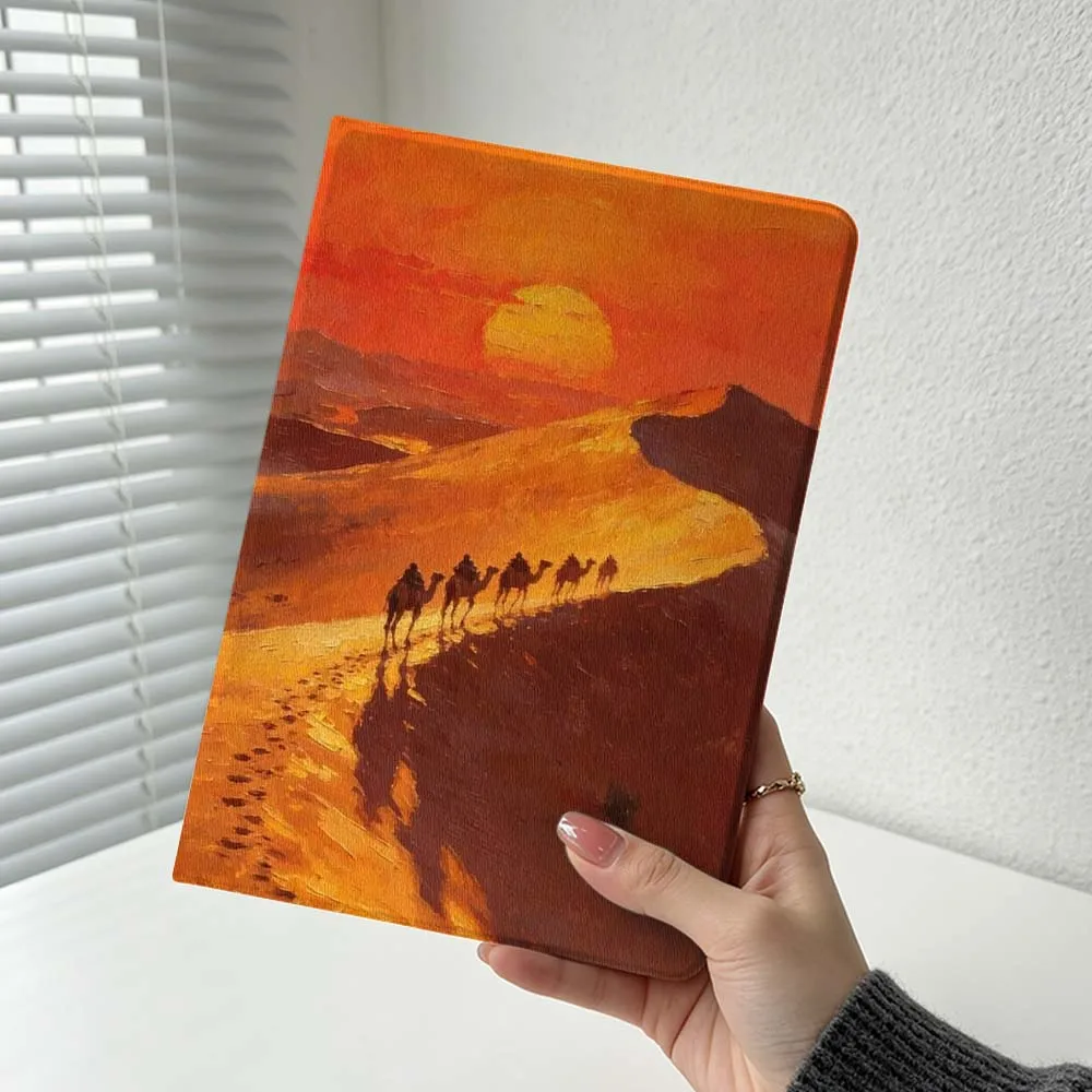 Desert Caravan Sunset For Xiaomi Redmi Mi Pad 8 7 6 5 4 2 SE K Pro Max Ultra Poco Pad Soft Inch Tablet Case Cover