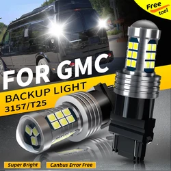 2×3157 LED Reverse Backup Light Blubs P27/7W 3057 Canbus Error Free For GMC Sierra 1500 2500 3500 HD Denali Canyon Jimmy Savana