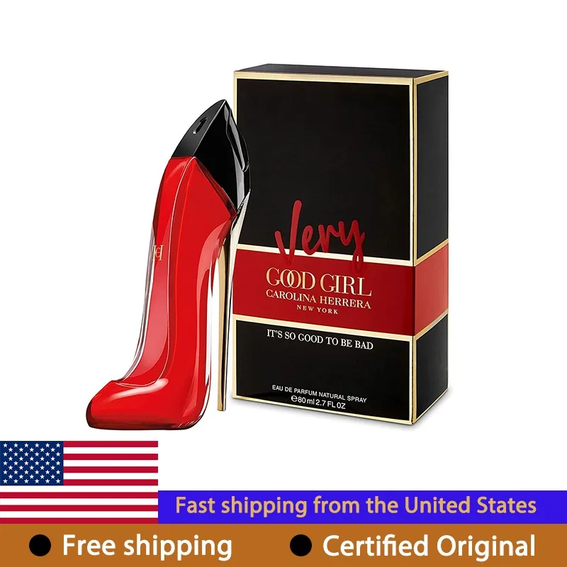 Carolina Herrera Very Good Girl Eau de Parfum en Spray para Mujer, 2.7 Onzas, Perfume Floral Duradero con Feromonas