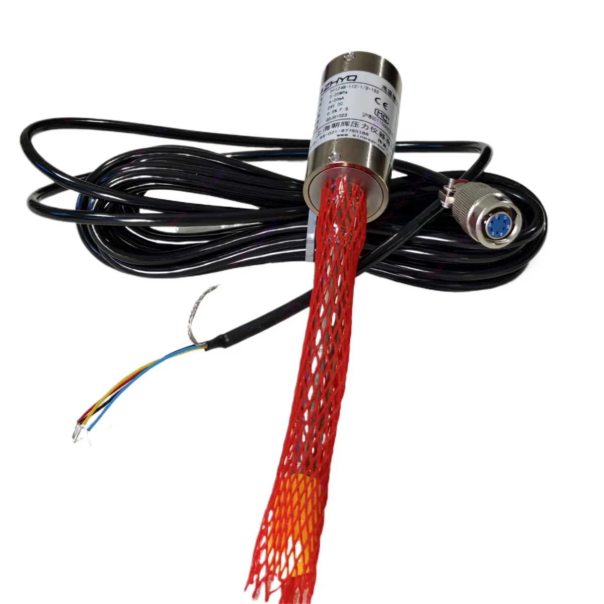 ZHYQ PT124B-112-35MPA-1/2-0.5%FS-152 Output 4-20mA Transduser Tekanan Meleleh