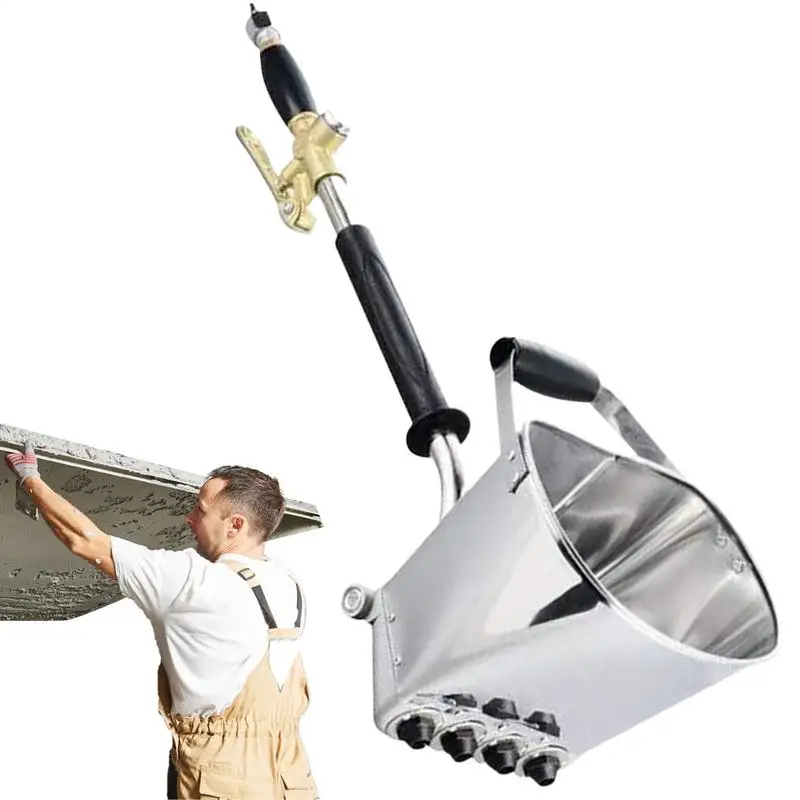 Concrete Sprayer Long Drywall Paint Spray Tool Precision Control Construction Plastering Equipment For Ceilings Wall Renovation