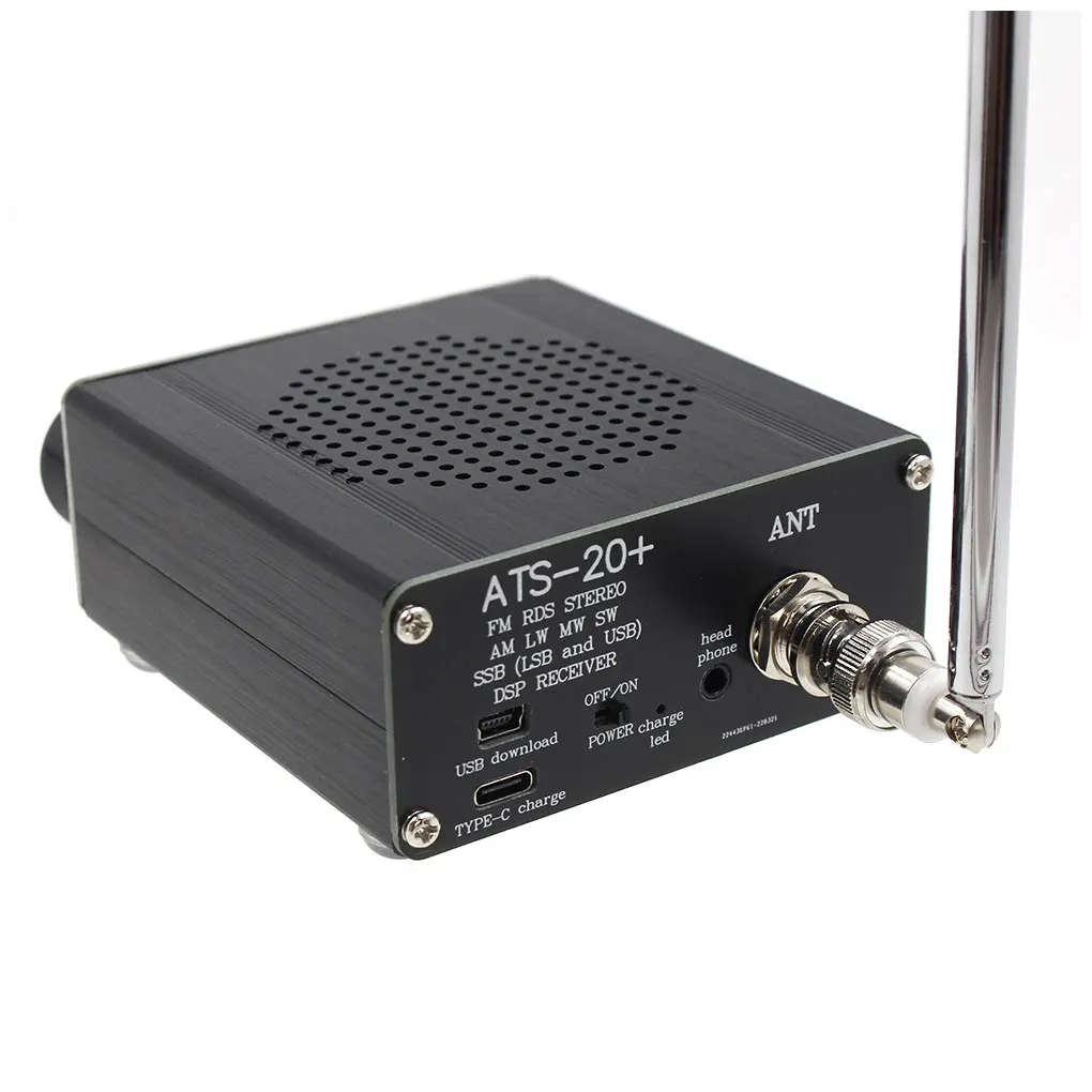 

ATS-20 Plus Si4732 Radio AM (MW And SW) SSB (LSB And USB) With Antenna Audio Handheld Radiogram Receiver All Band Radios