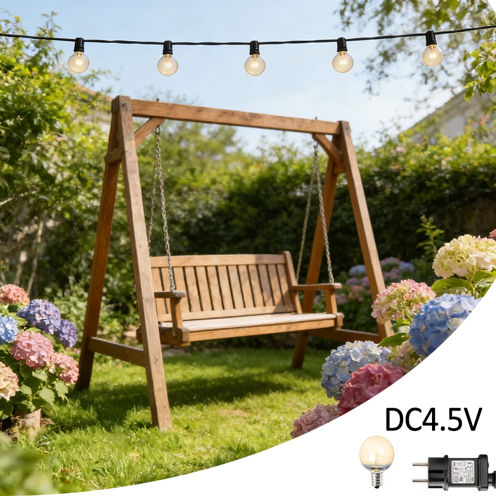 124m-25bubls-g40-globe-string-lights-connectable-up-to-3-sets-clear-plastic-bulbs-ip65-waterproof-garden-party-wedding-decor
