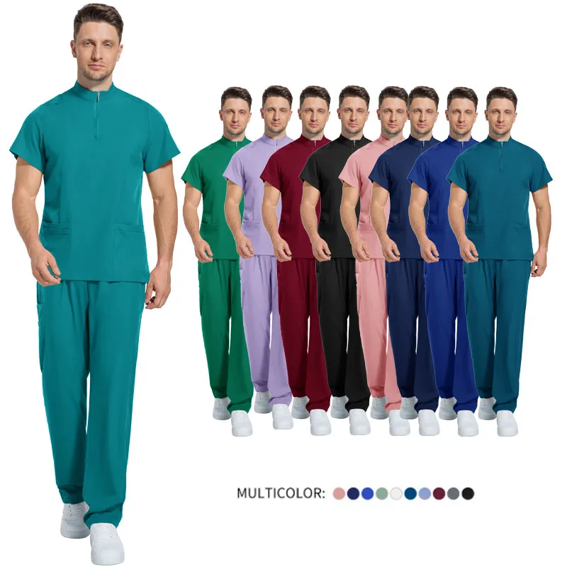 

Tooth Check Doctor Workwear Hospital Medical Uniforms Unisex Pet Grooming Work Clothes Lab Uniform Jogger Suit Nurse Accessories