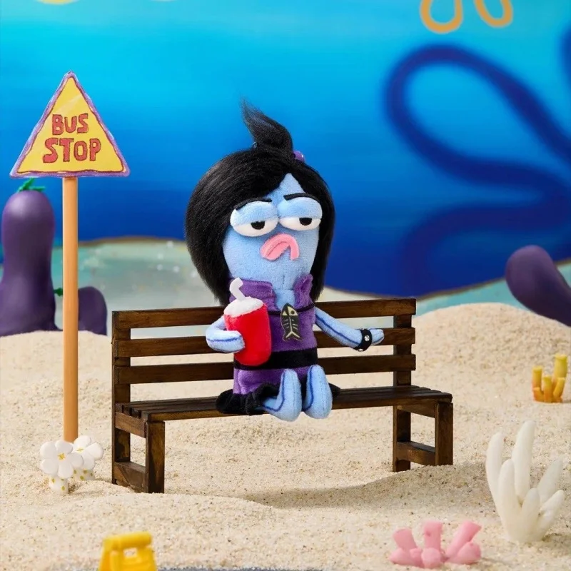 

Горячая новинка: Оригинальные игрушки-сюрпризы серии A Day Of Bikini Bottom Residents, кавайные брелоки-куклы, декоративные подвески, аниме-фигурки, подарки для девочек