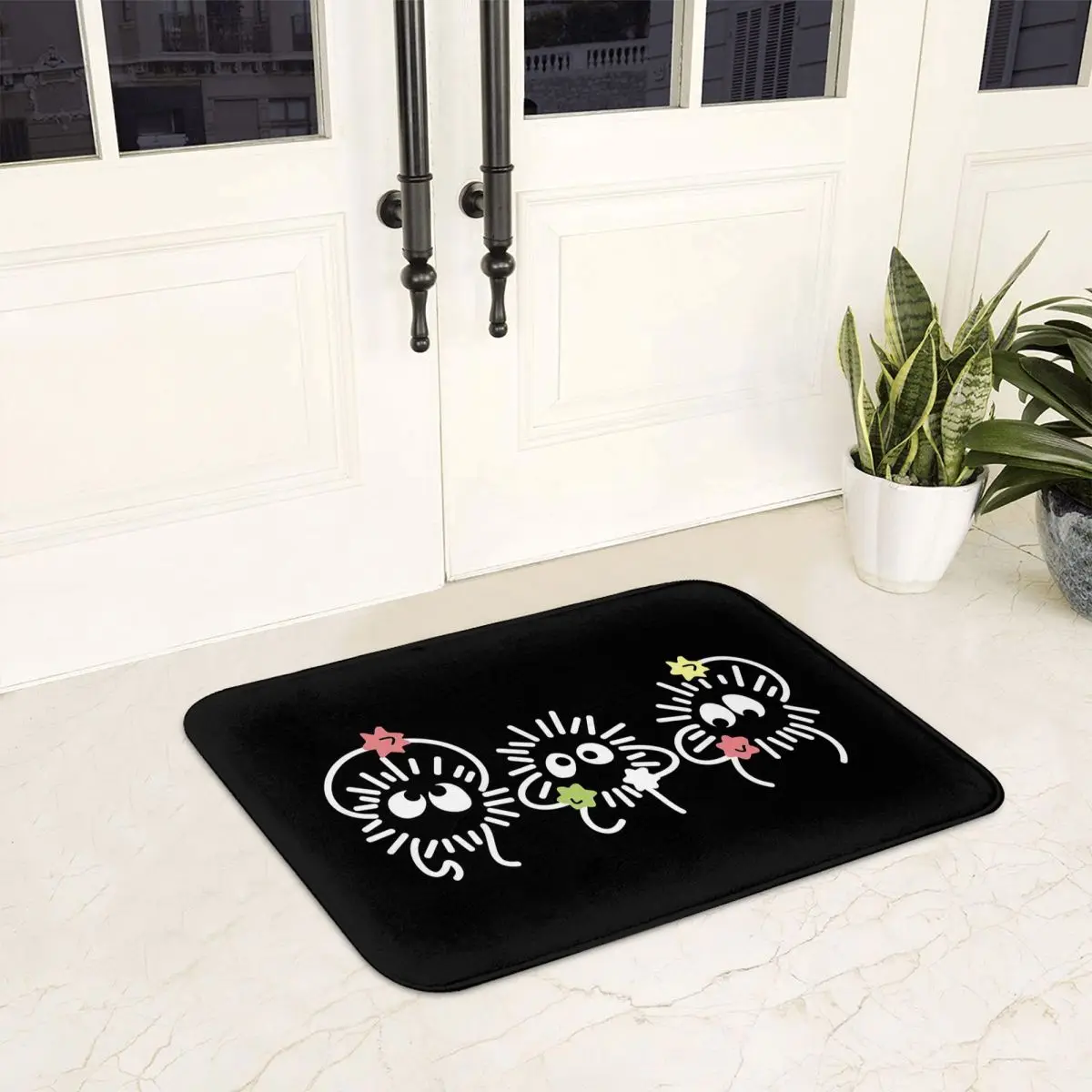 Soot Studio Ghibli Anti-slip Doormat Floor Mat Dust-proo Carpet Rug for Kitchen Entrance Home Balcony Footpad Mats
