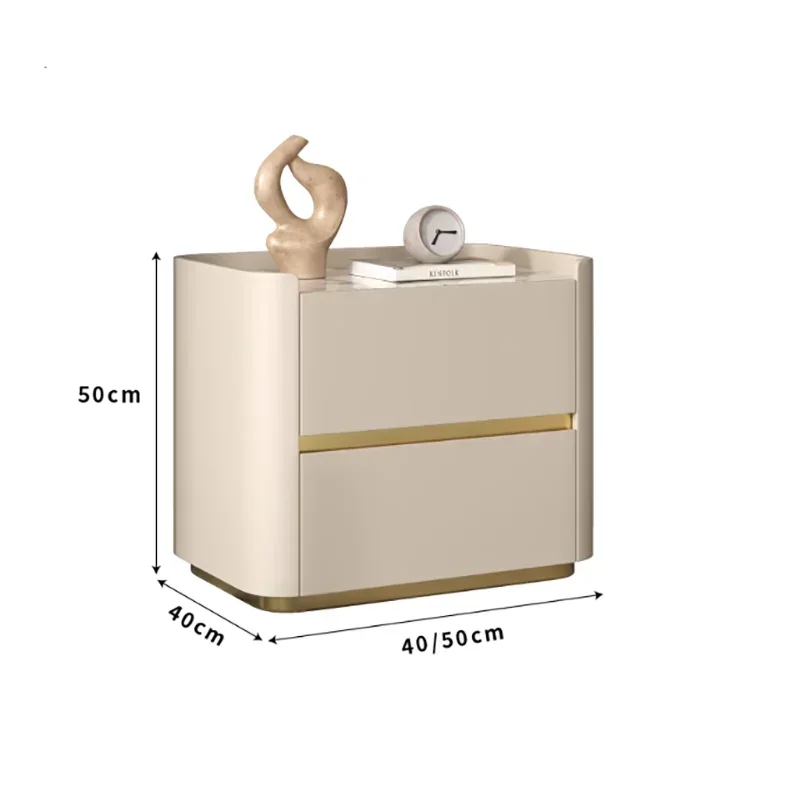 Mirrored Strong Narrow Sophisticated Bedside Table Durable Tall Premium Rustic Polished Bedside Table Comodino Modern Furniture
