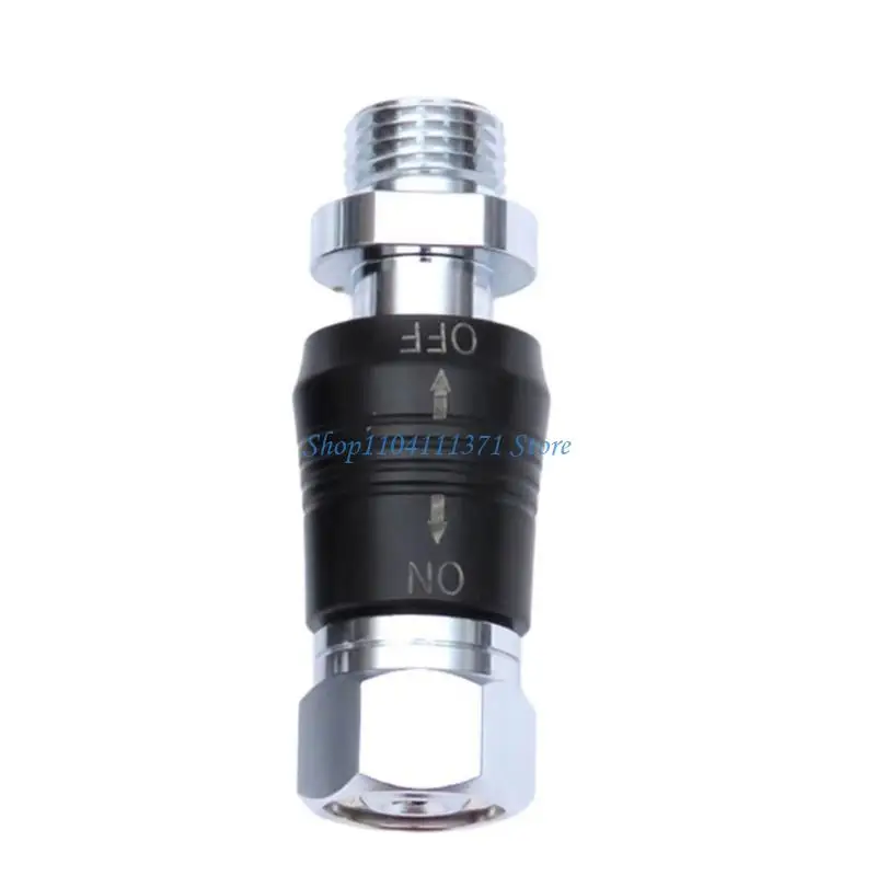 P9FC Low Pressure Quick Interfaces Push Valves Connector Scubas Diving Regulator Adaptor
