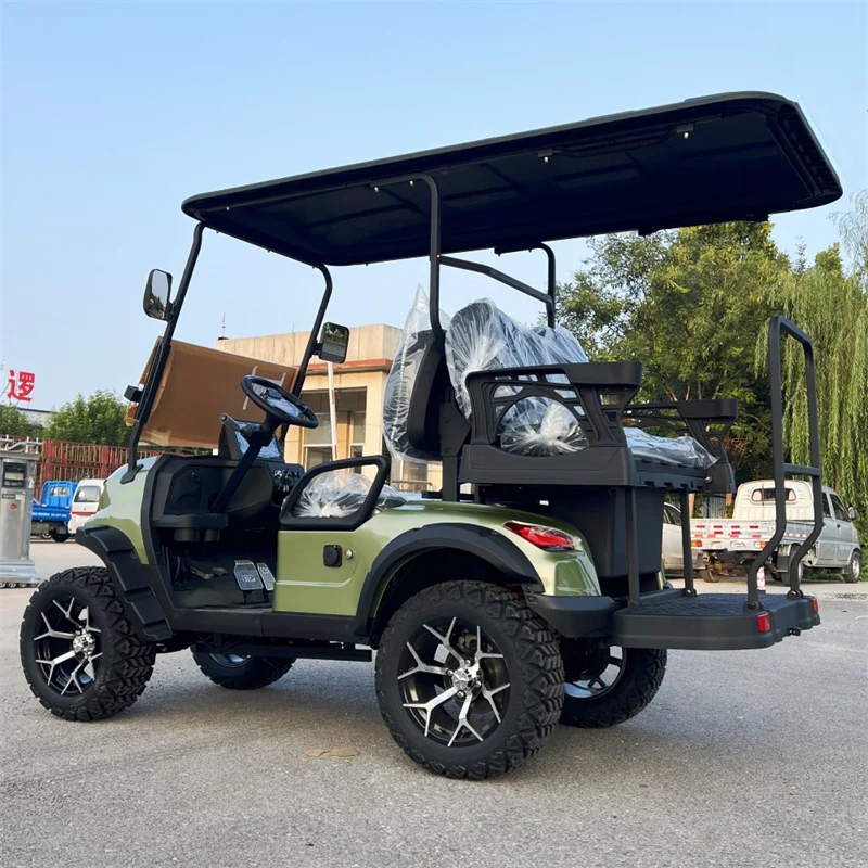 Off Road Street Legal 48V 72V Lithium Battery Karts Car Buggy 2 4 6 8 Seater Electric Golf Cart 60V Golf Buggy