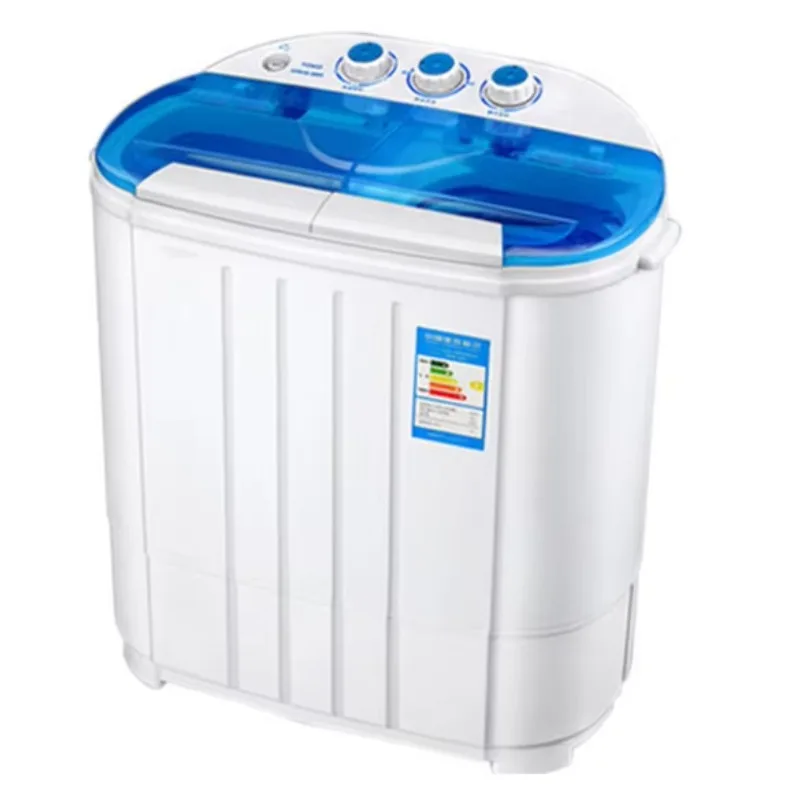 Hot-selling Mini Double Barrel Portable Semi-automatic Plastic 15kg Washing Machine Household