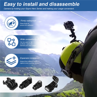 Action Camera Accessories Set For Gopro Hero 5 3 4 Xiaomi Yi 4K SJCAM SJ4000 Chest Strap Base Mount Go Pro Helmet Kits CNIM Hot