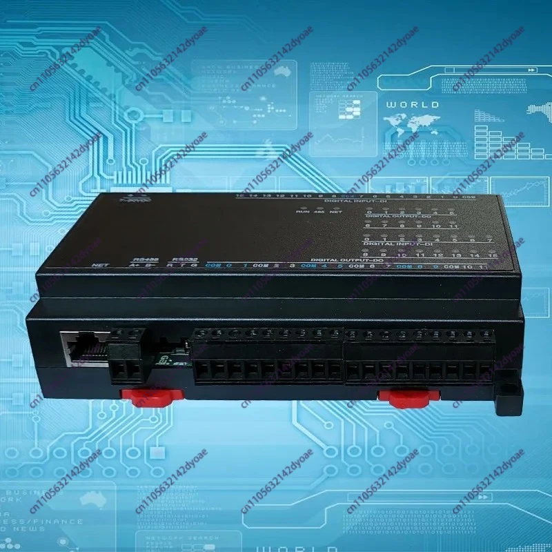 Ethernet IO module，Modbus TCP UDP protocol，32AI analog 4-20mA 0-10VADC acquisition module