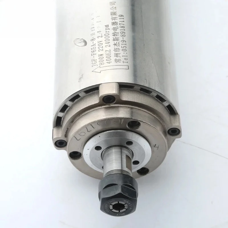 جهاز التوجيه باستخدام الحاسب الآلي باستخدام محرك Jgf-F65a-800w 400hz Spindle Er11 2.5a 800w مبرد بالهواء 0.8kw #6