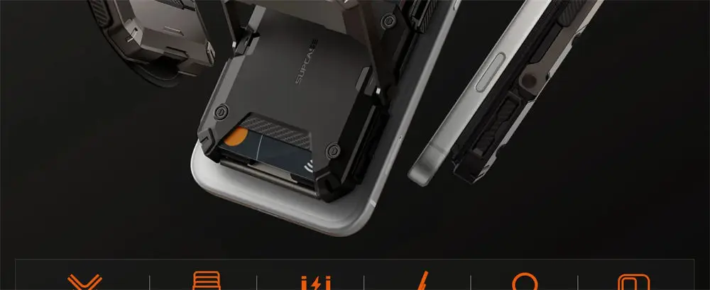 SUPCASE Trackable Magflip Magnetic Wallet with Stand Holder mit Ständer für Galaxy-Serie, für iPhone-Serie, für Z Fold 8 Ultra, für Google – Detail 2