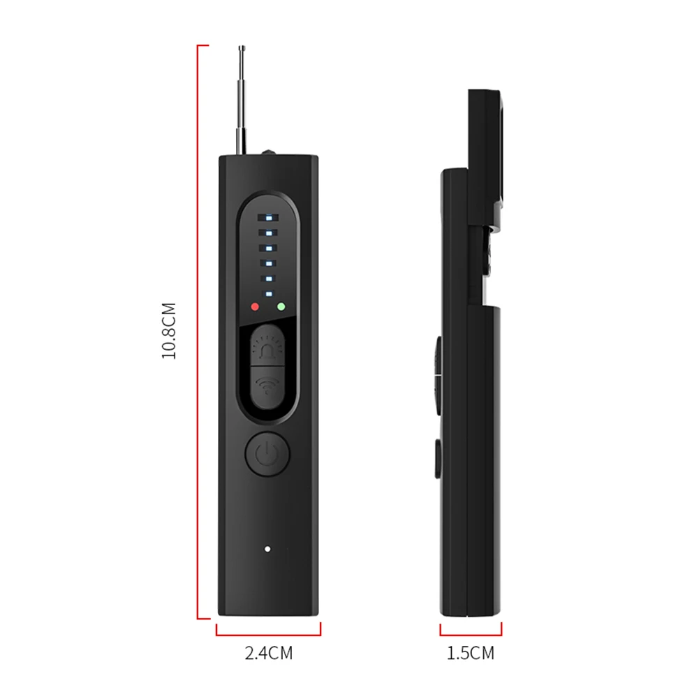 Rilevatore di telecamere nascoste X13 rilevamento Anti-intercettazione allarme a infrarossi rilevatore di segnale Wireless Anti-spia rilevatore di