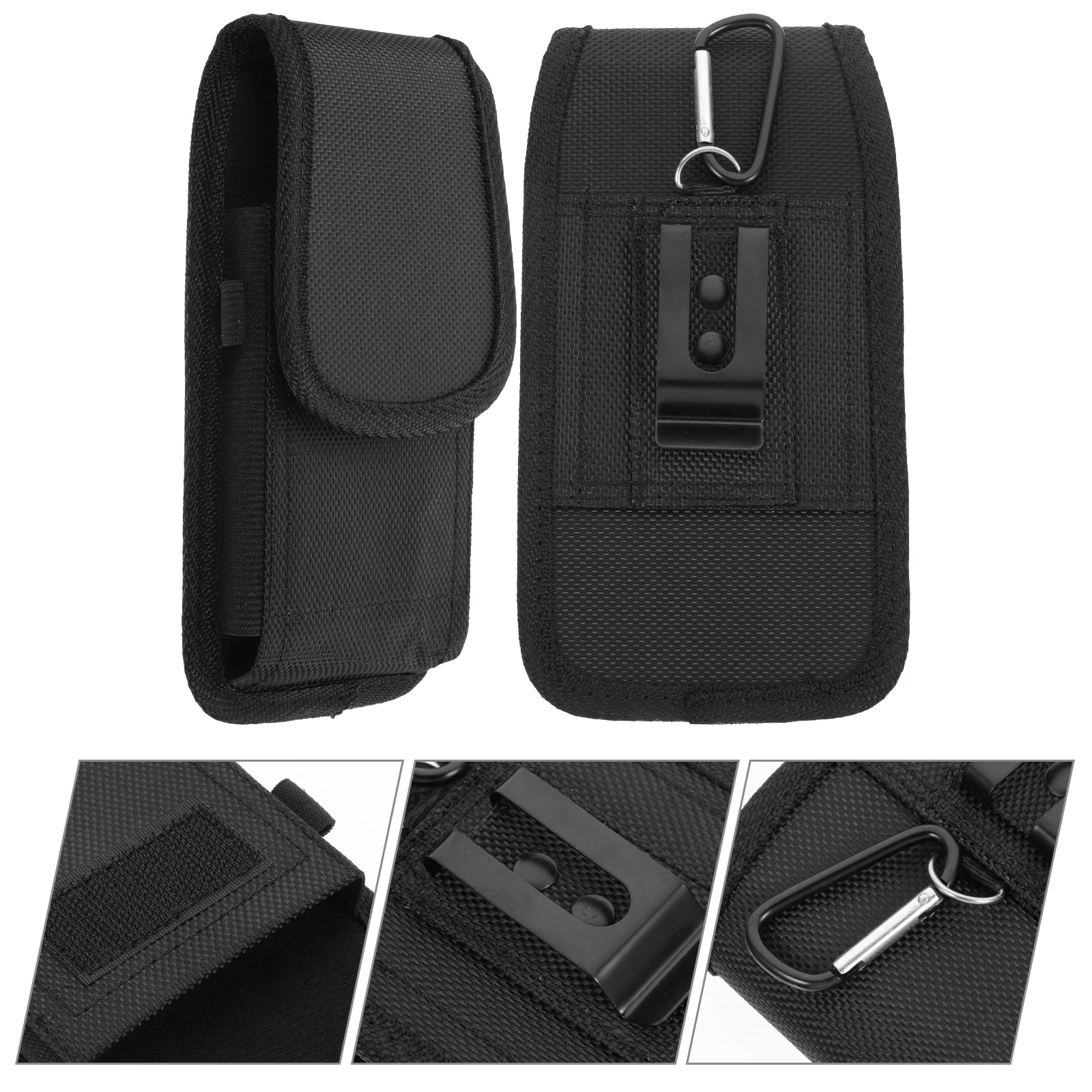 Outdoor Mobile Phone Belt Bag Protective Case Mens Carry Cell Clip Multi-function Waist Accessories Camping