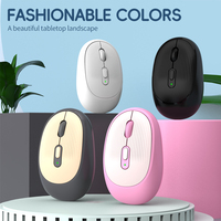 Computer Wireless Mouse Two Wireless Modes 3 Steps DPl Bluetooth Wireless Mouse For PC Laptop 2.4G Ergonomic Mouse Rechargeable