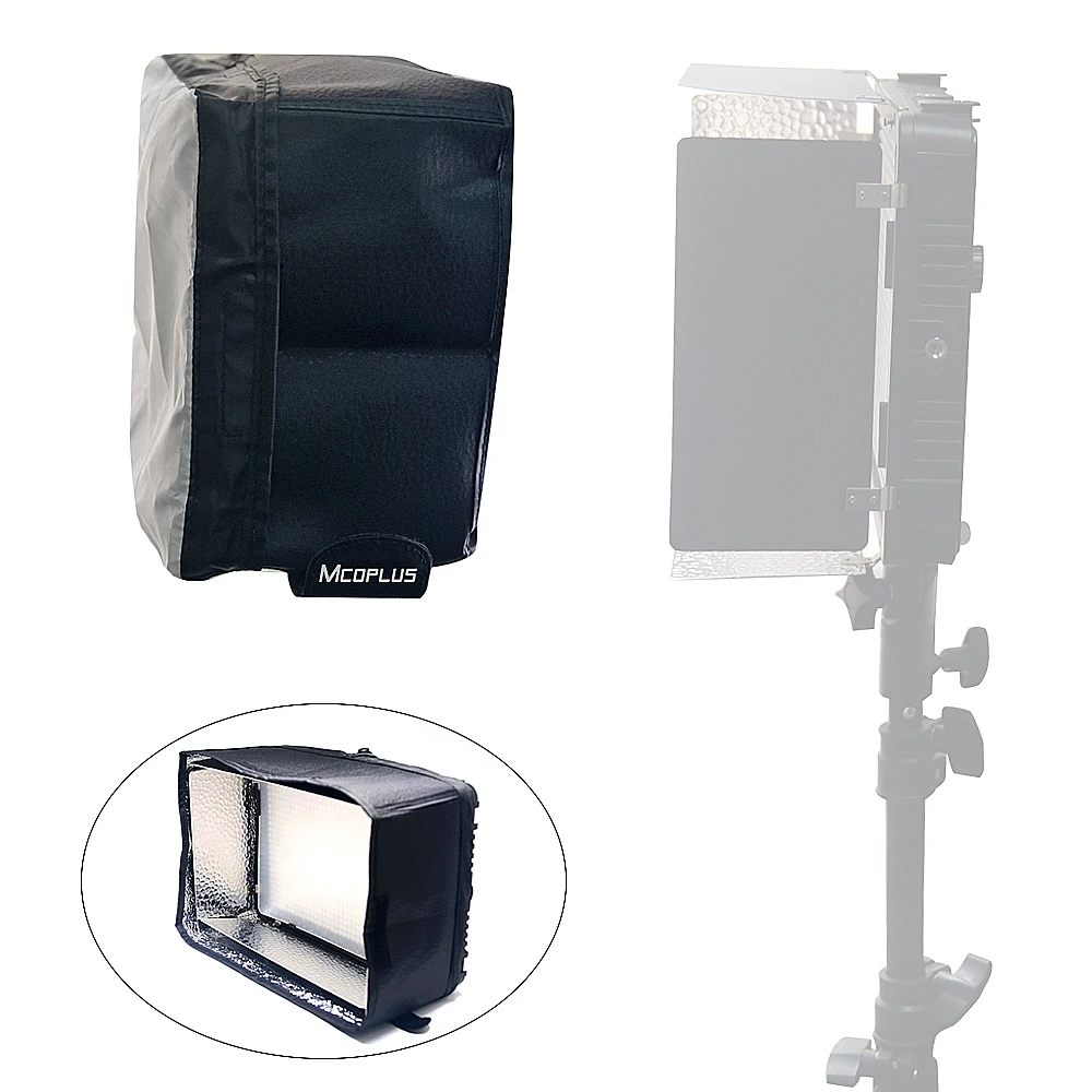 Mcoplus Softbox White Diffuser Kit for Mcoplus Yongnuo Video LED Light / Large size led photography light softbox