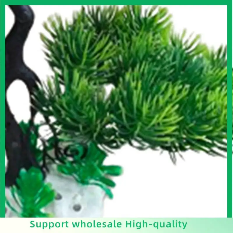 

ABSF Simulated Aquarium Landscaping Ornaments, Fish Tank Decoration Ornaments, Fish Tank Landscape Plant Decor Ornaments 11X22cm