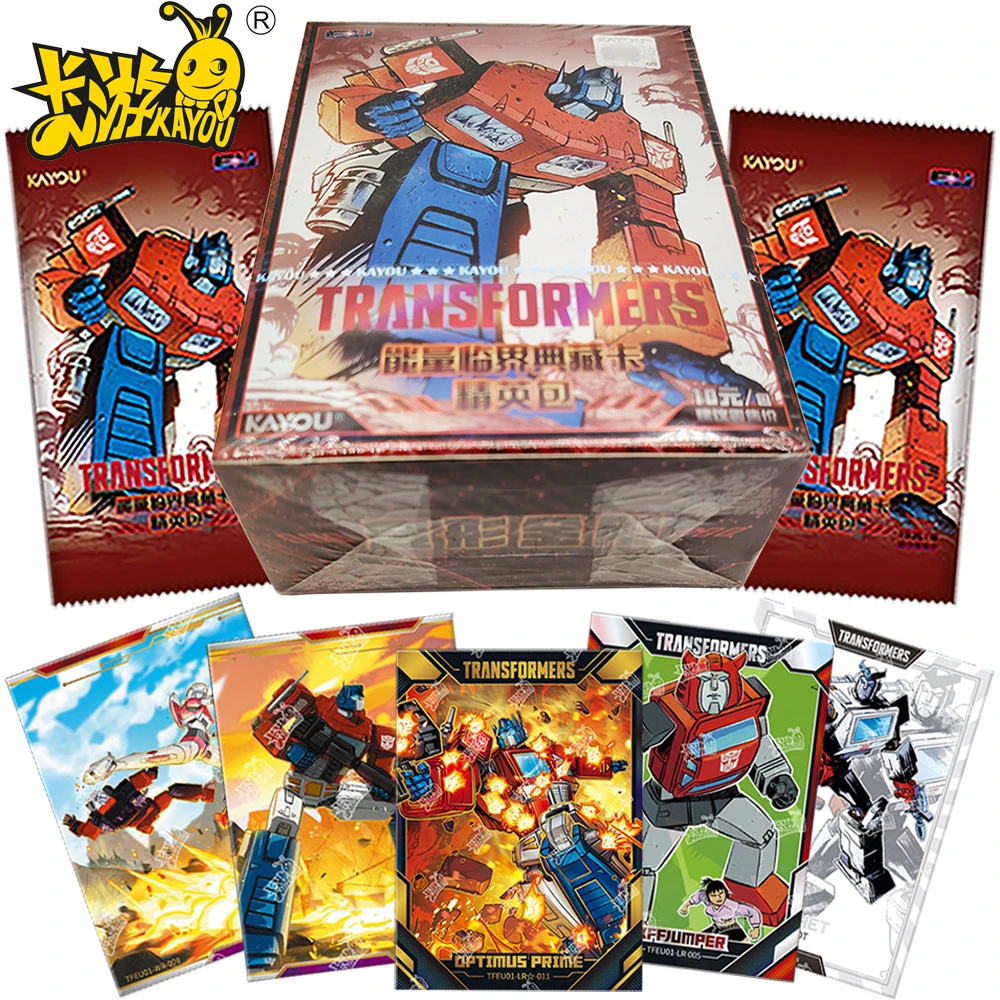Nuevo KAYOU Original Transformers Fans como Robot atractivo Elite Pack tarjeta de colección bloques de construcción de Navidad manualidades regalos Juguetes