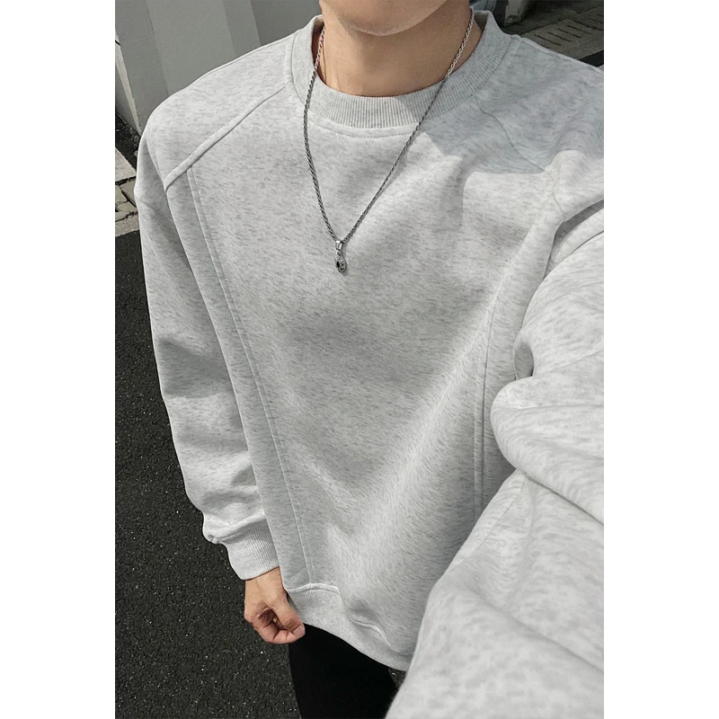 Men's  Spray Paint Sweatshirt Long Sleeve Raglan Sleeve Streetwear Graffiti Pullover Oversized Hip Hop Alternative Tops for Men