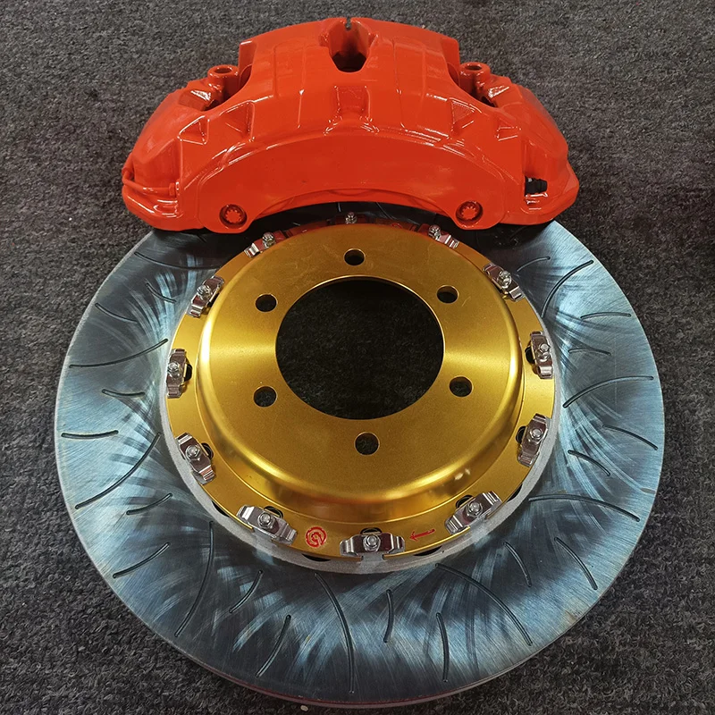 Auto Big Brake Kit 6/4 Pistons and Electric Calipers with Steel Rotor for  GX DR PK8