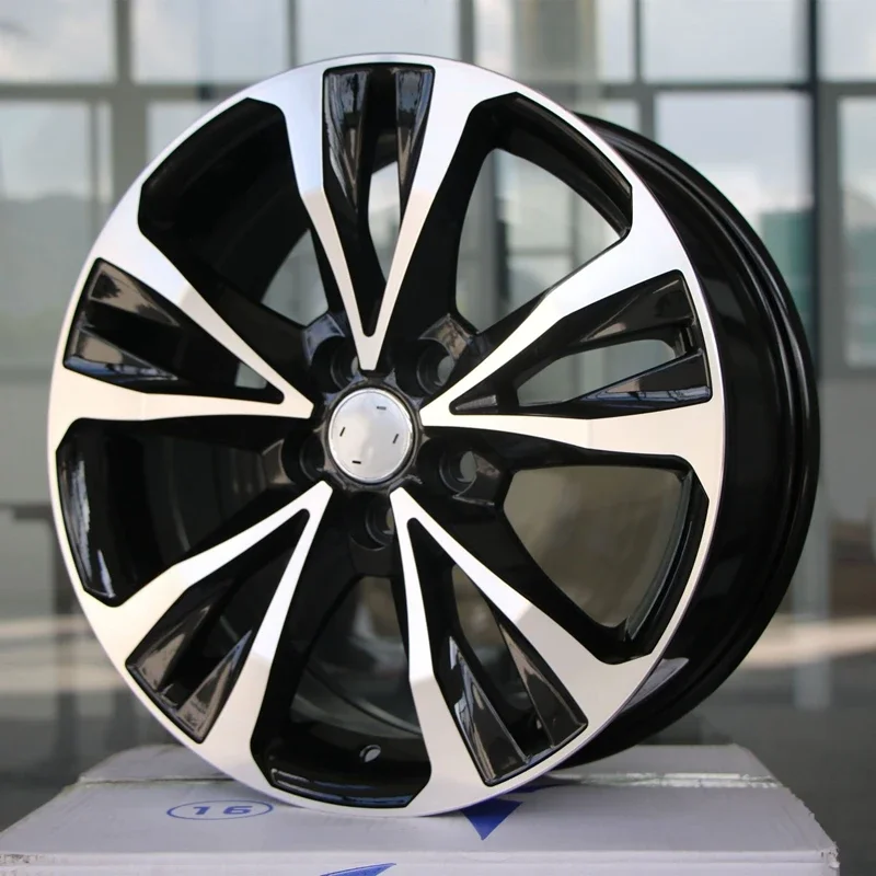 Factory Direct Car Refitting Casting Car Wheels  Aluminium Alloy Rims 16 5x100 for  Sylphy Corolla Lingdu for