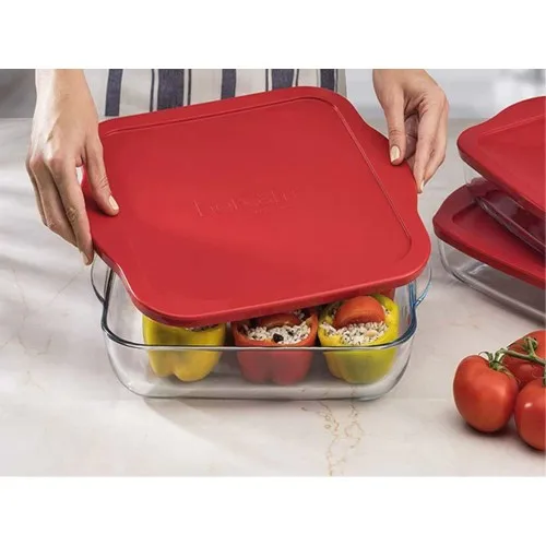 Pasabahce Pyrex Square Silicone Cover 59034 1950 cc.