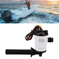 800GPH Livewell Pump Bait Tank Aerator 12V Submersible Cartridge Boat Bilge Pump for Marine
