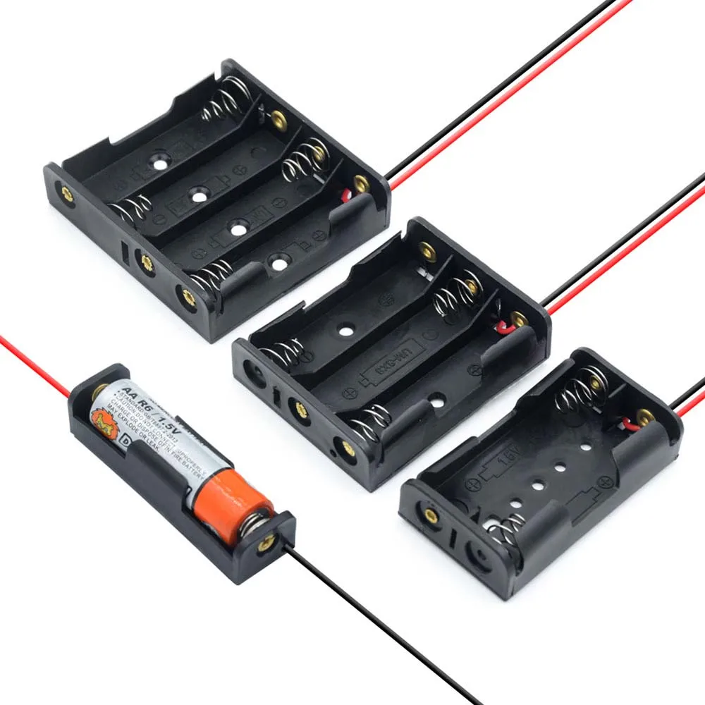 

Storage Box for AAA Battery 1X 2X 3X 4X Power Bank Cases Battery Holder Batteries Container Battery Storage Boxes Battery Box