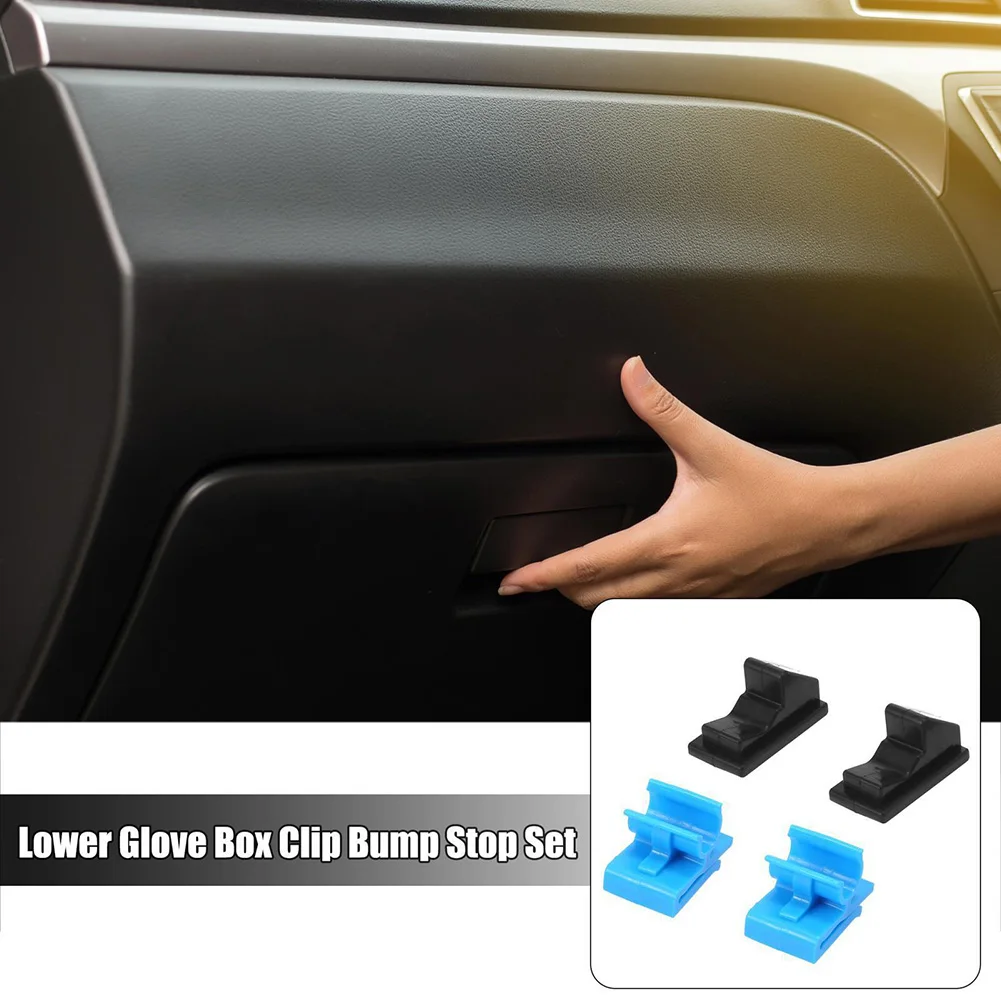 4PCS Blue Clips Blue Clips AND BUMPERS For HOLDEN COMMODORE For VY VZ WK WL GLOVE BOX HINGE CLIPS Car Spare Parts