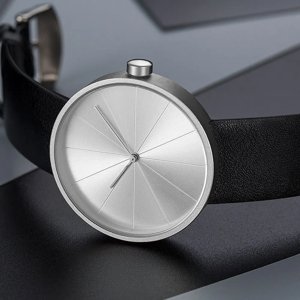 YAZOLE Orologio da uomo Cinturino in pelle di moda Orologi al quarzo Orologio da lavoro da uomo Stile minimalista Orologio da polso ultrasottile Regali di abbigliamento