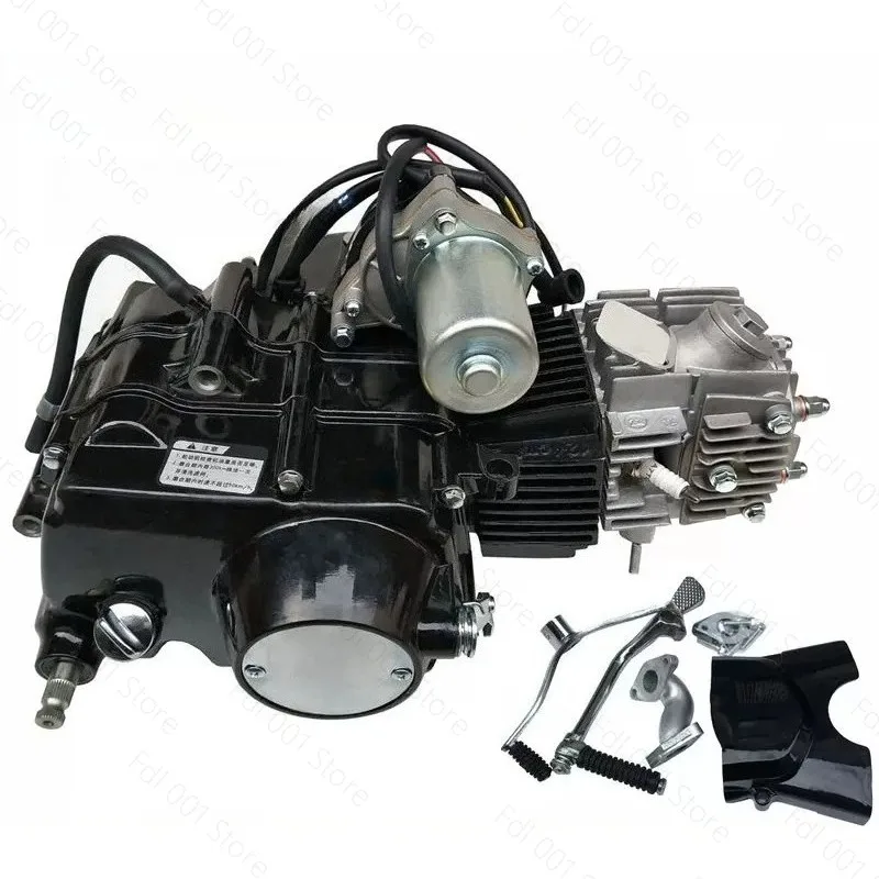 125cc engine,  manual clutch, durable and fuel-efficient, universal installation.
