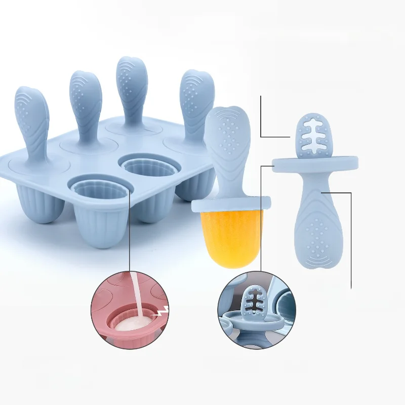 Molde de silicona para helado y leche materna, molde para helado casero DIY, herramienta pequeña de cocina