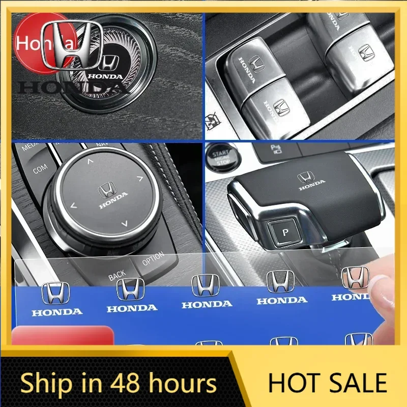 

Car Accessories XR Car New Honda Car Window Lift Button Sticker Steering Wheel Decal Car Styling For Honda Accord Odyssey Civic