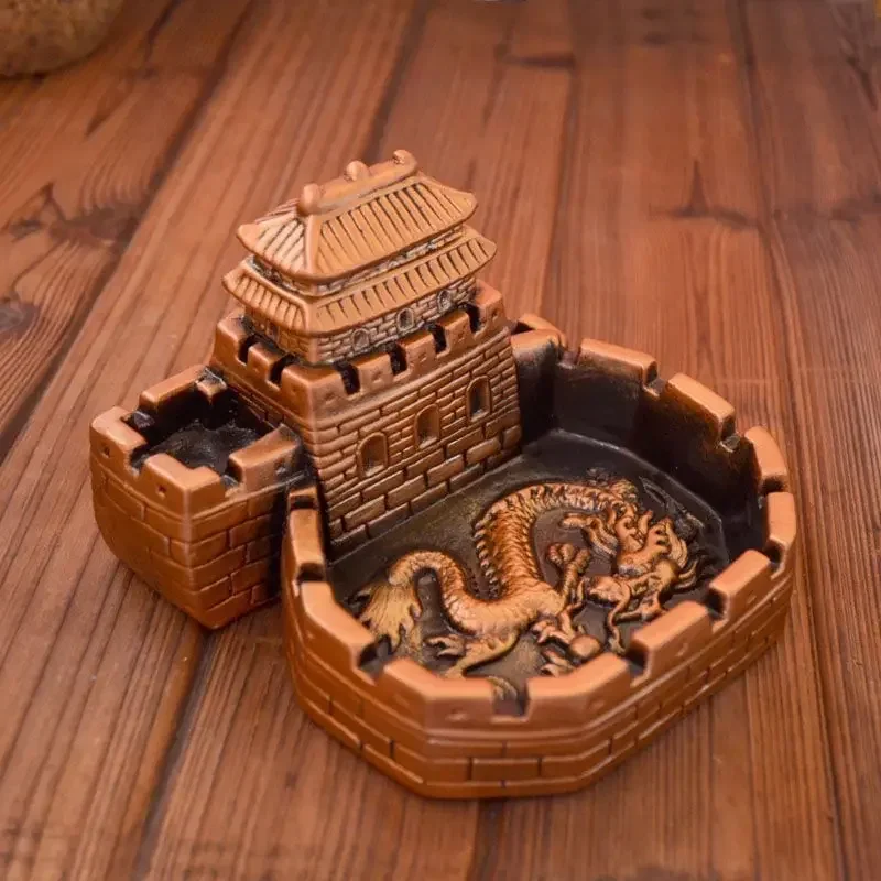 

Creative Design Unique Portable Living Room Ashtray for Home Frame Dragon Ashtray As Gift for Friends