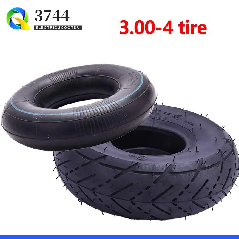 3.00-4 Scooter Tire Inner Tube Fits Mini 2 Stroke Quad ATV Motor Bike Parts (10''x3'', 260x85) for Razor Pocket E300 E325
